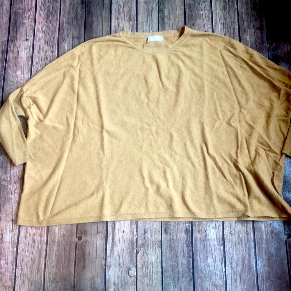 Altar'd State Rust Crew Neck Bat Wing Sweater Sz M/L